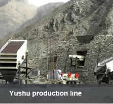 Yushu crushing production line