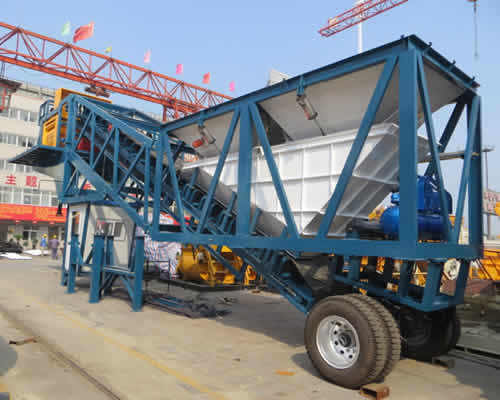 featured mobile concrete batching plant for sale